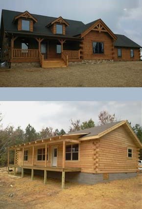Log Home & Timber Frame Lumber product photography